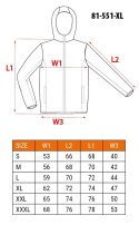 KURTKA SOFTSHELL Z KAPTUREM ODPINANYM, ROZMIAR XL