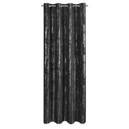 ZASŁONA GOTOWA EUROFIRANY  LIBI 140 X 250 CM CZARNY