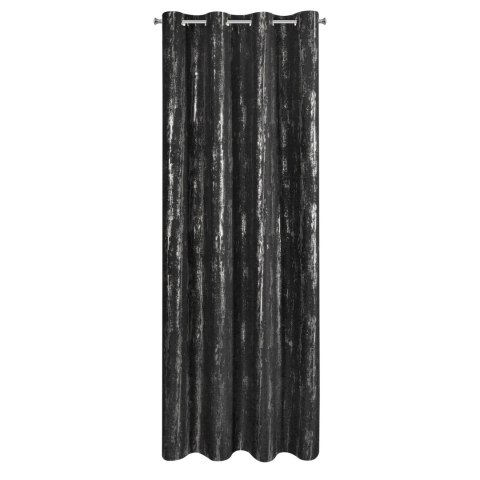 ZASŁONA GOTOWA EUROFIRANY  LIBI 140 X 250 CM CZARNY