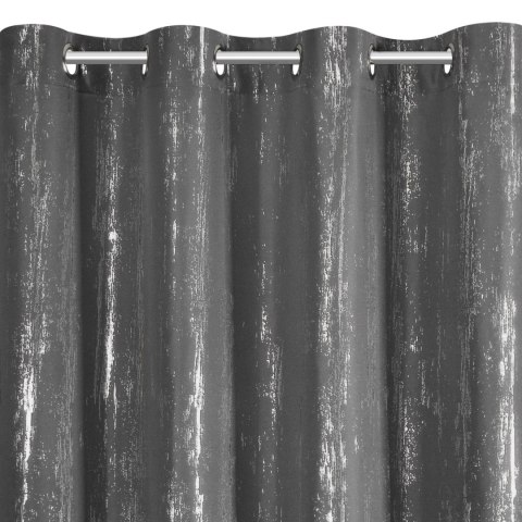 ZASŁONA GOTOWA EUROFIRANY  LIBI 140 X 250 CM GRAFITOWY