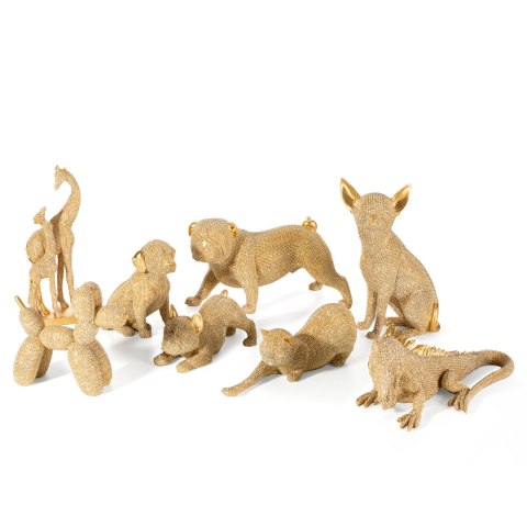 FIGURKA EUROFIRANY DEKORACYJNA ELDO 18 X 7 X 16 CM ZŁOTY