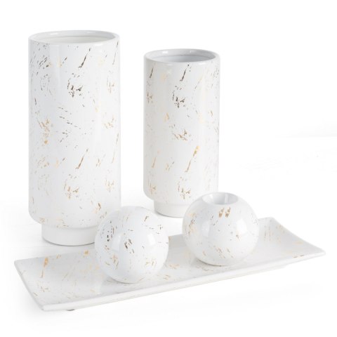 KULA DEKORACYJNA ARIELA O 10 X 10 CM BIAŁY