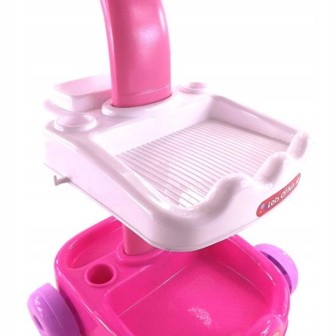 Śliczny zestaw do sprzątania wiaderko akcesoria 5953