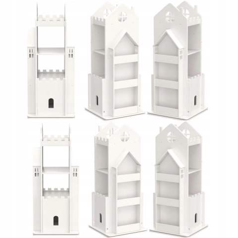 Obrotowy Regał Zamek 360° | Bajkowy Mebel do Pokoju Dziecka