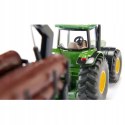 Siku Farmer Traktor z przyczepą leśną metal model 1:50 S1954