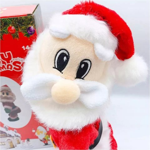 Twerkujący tańczący śpiewający zabawny Mikołaj piosenki dekoracja na Święta RWIN-564