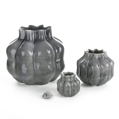 WAZON DEKORACYJNY EUROFIRANY NIKO (02) O 35 X 30 CM GRAFITOWY