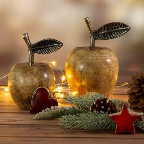 FIGURKA EUROFIRANY ŚWIATECZNA D1 FI 9 X 17 CM BRĄZOWY