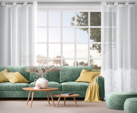 FIRANA GOTOWA MARGARET6 140 X 250 CM BIAŁY