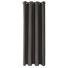 ZASŁONA   GOTOWA EUROFIRANY LOGAN 140 X 270 CM GRAFITOWY