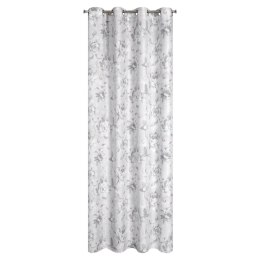 ZASŁONA GOTOWA EUROFIRANY SIENNA 140 X 250 CM SREBRNY