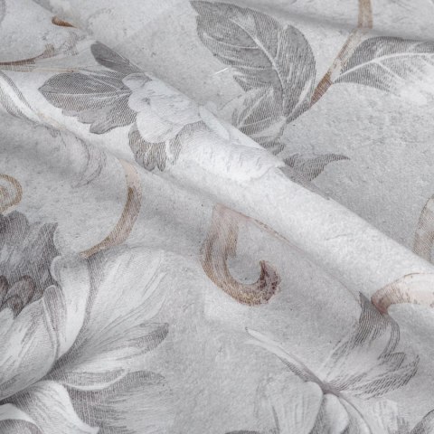 ZASŁONA GOTOWA EUROFIRANY SIENNA 140 X 250 CM SREBRNY