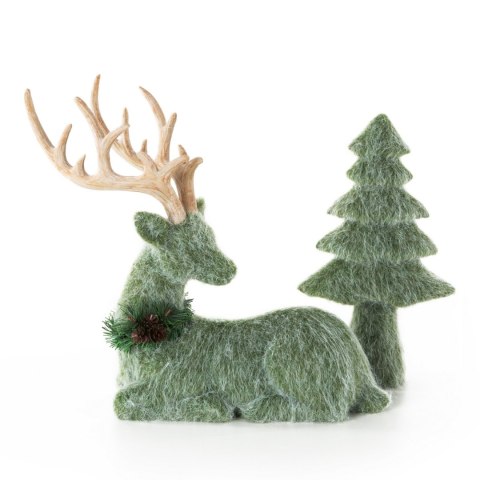 FIGURKA EUROFIRANY ŚWIATECZNA 162 30 X 12 X 40 CM ZIELONY