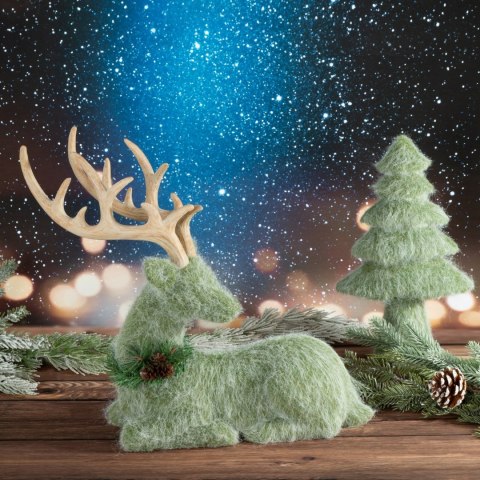 FIGURKA EUROFIRANY ŚWIATECZNA 162 30 X 12 X 40 CM ZIELONY