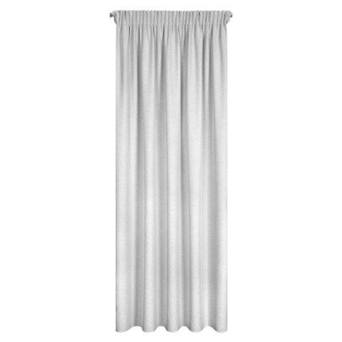 ZASŁONA GOTOWA EUROFIRANY ERIS NA TAŚMIE 140 X 270 CM SREBRNY