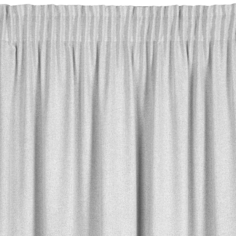 ZASŁONA GOTOWA EUROFIRANY ERIS NA TAŚMIE 140 X 270 CM SREBRNY