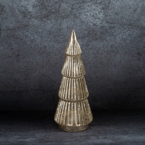 FIGURKA EUROFIRANY ŚWIATECZNA SZ166 10 X 10 X 31 CM ZŁOTY