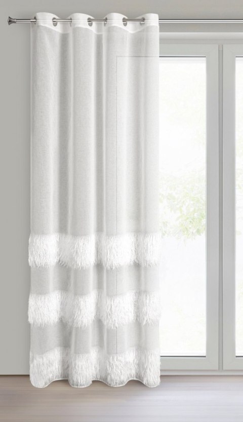 FIRANA GOTOWA MARGARET4 140 X 250 CM KREMOWY