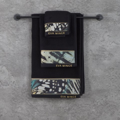 RĘCZNIK EVA 15 30 X 50 CM CZARNY