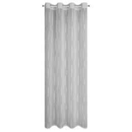 ZASŁONA GOTOWA EUROFIRANY ALENI 140 X 250 CM SREBRNY