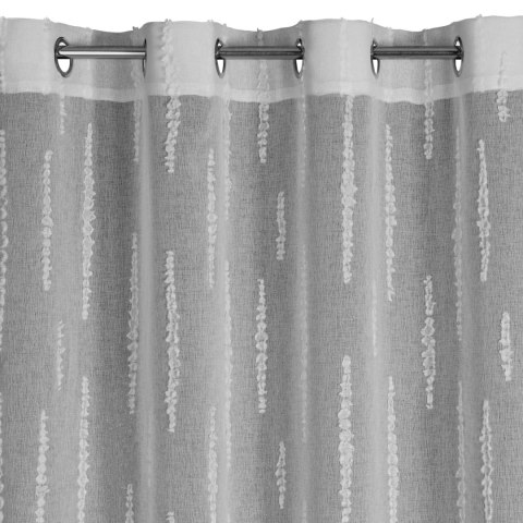 ZASŁONA GOTOWA EUROFIRANY ALENI 140 X 250 CM SREBRNY