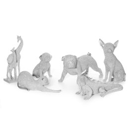 FIGURKA EUROFIRANY DEKORACYJNA ELDO 31 X 15 X 12 CM SREBRNY