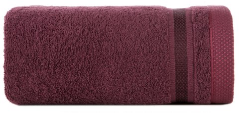 RĘCZNIK ABBIE (07) 50 X 90 CM BORDOWY