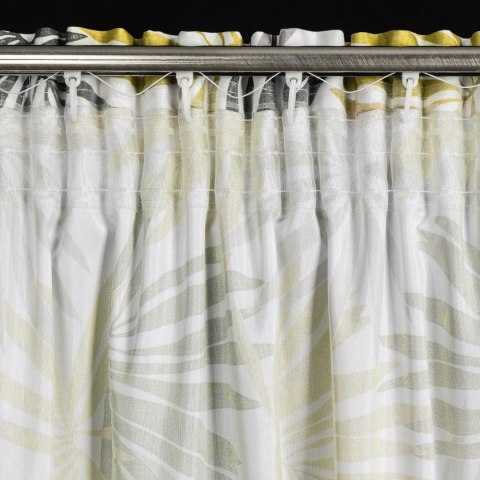 ZASŁONA GOTOWA D91 ELINA NA TAŚMIE 140 X 270 CM BIAŁY