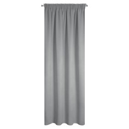 ZASŁONA GOTOWA CARLO NA TAŚMIE 130 X 300 CM SREBRNY