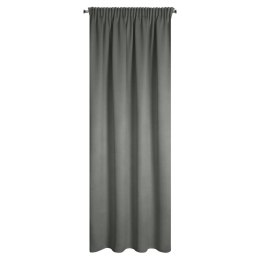 ZASŁONA GOTOWA CARLO NA TAŚMIE 130 X 300 CM POPIELATY