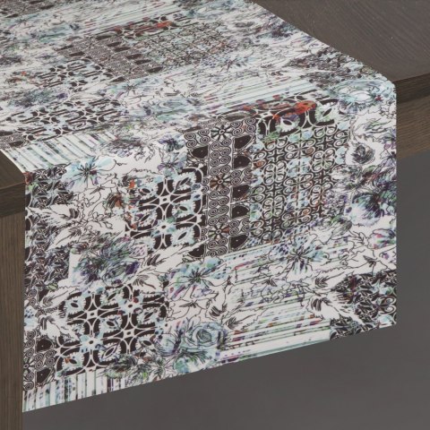 OBRUS DORIT 35 X 180 CM BIAŁY