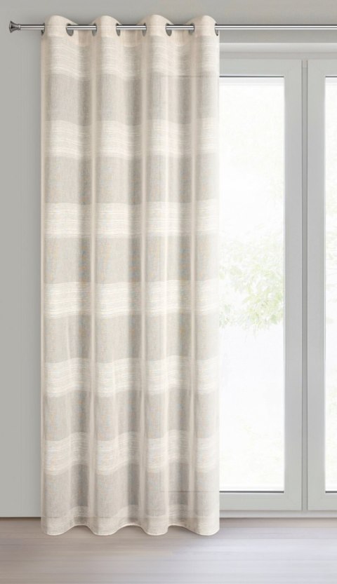 ZASŁONA GOTOWA EUROFIRANY AGATA 140 X 250 CM BEŻOWY