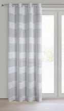 ZASŁONA GOTOWA EUROFIRANY   AGATA 140 X 250 CM SREBRNY