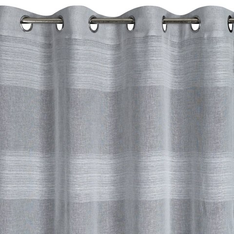 ZASŁONA GOTOWA EUROFIRANY   AGATA 140 X 250 CM SREBRNY