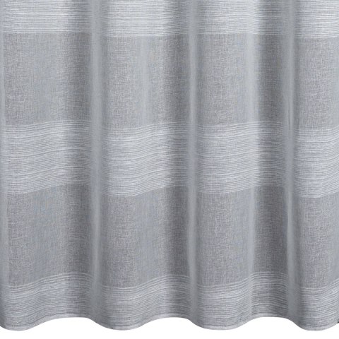 ZASŁONA GOTOWA EUROFIRANY   AGATA 140 X 250 CM SREBRNY