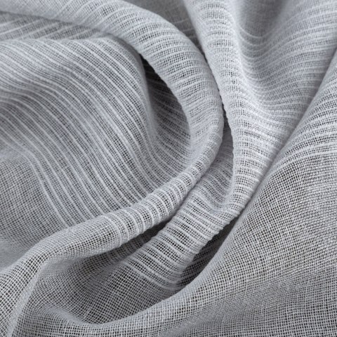 ZASŁONA GOTOWA EUROFIRANY   AGATA 140 X 250 CM SREBRNY