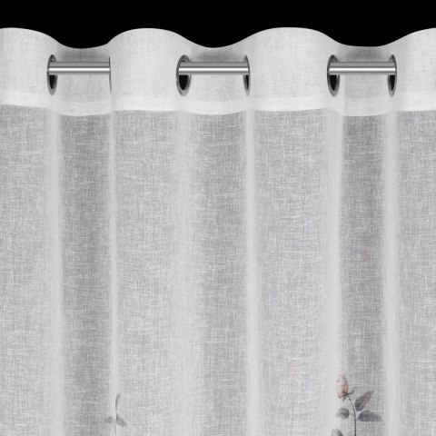 ZASŁONA GOTOWA EUROFIRANY ANTEA 140 X 250 CM BIAŁY