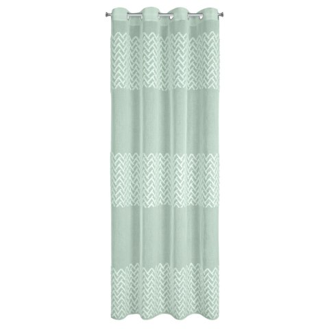 ZASŁONA GOTOWA EUROFIRANY ESTERI 140 X 250 CM MIĘTOWY