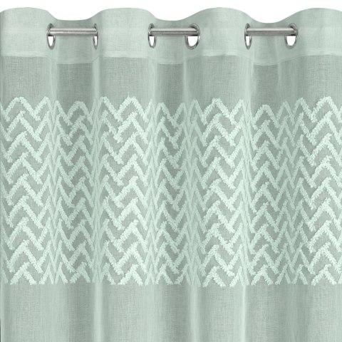 ZASŁONA GOTOWA EUROFIRANY ESTERI 140 X 250 CM MIĘTOWY