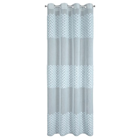 ZASŁONA GOTOWA EUROFIRANY ESTERI 140 X 250 CM NIEBIESKI