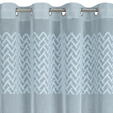 ZASŁONA GOTOWA EUROFIRANY ESTERI 140 X 250 CM NIEBIESKI