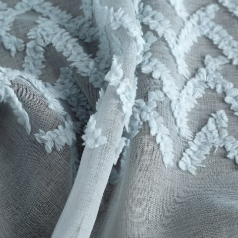 ZASŁONA GOTOWA EUROFIRANY ESTERI 140 X 250 CM NIEBIESKI