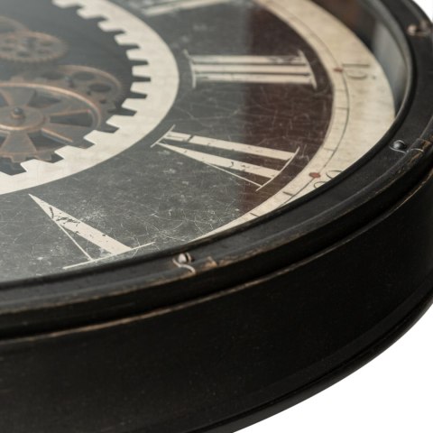 ZEGAR EUROFIRANY DEKORACYJNY 81 76 X 8 X 76 CM CZARNY