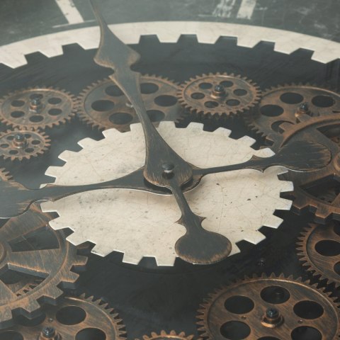 ZEGAR EUROFIRANY DEKORACYJNY 81 76 X 8 X 76 CM CZARNY