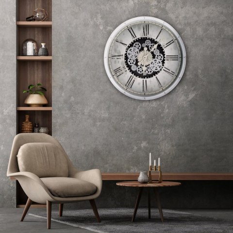 ZEGAR EUROFIRANY DEKORACYJNY 86 72 X 8 X 72 CM BIAŁY