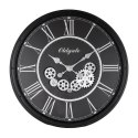 ZEGAR EUROFIRANY DEKORACYJNY 87 72 X 8 X 72 CM CZARNY