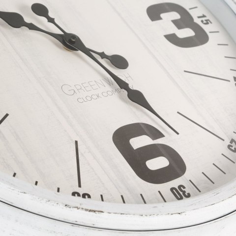 ZEGAR EUROFIRANY DEKORACYJNY 90 50 X 6 X 50 CM BIAŁY