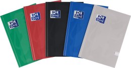 Brulion Oxford Esse szyty A4 96 kartek 90g linia z marginesem mix kolor 400174965