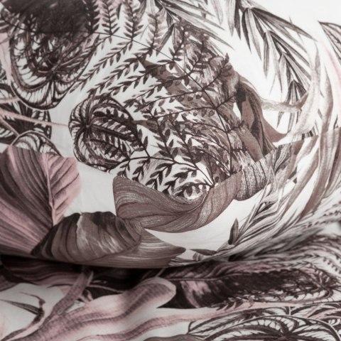 KOMPLET POŚCIELI BAWEŁNIANEJ DAVOS 140 X 200 CM FIOLETOWY