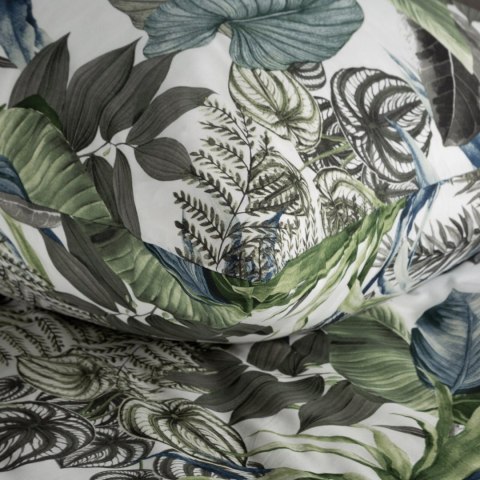 KOMPLET POŚCIELI BAWEŁNIANEJ DAVOS 220 X 200 CM ZIELONY